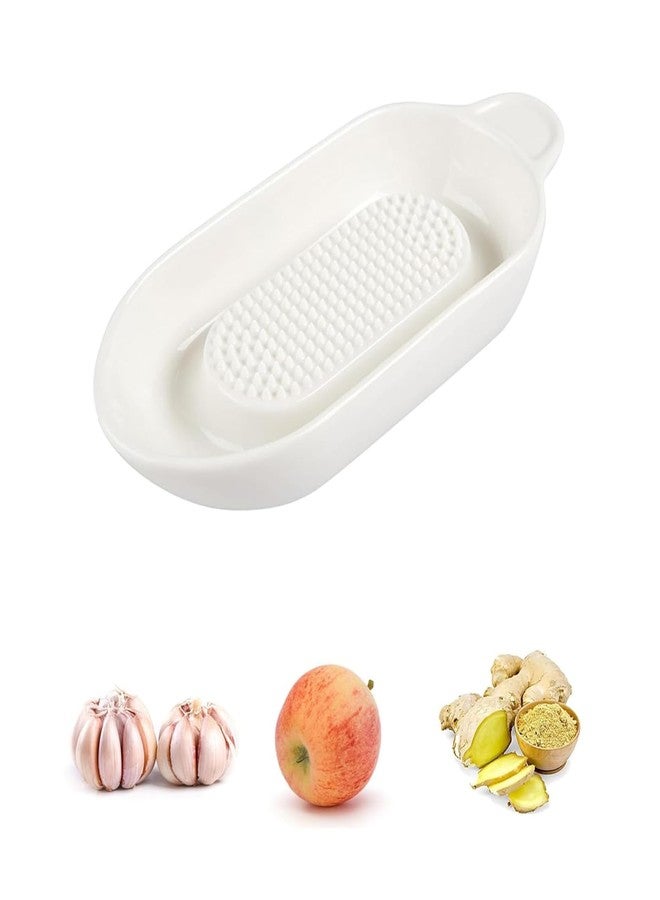 BdelrinQue Ceramic Garlic Grater Plate, Garlic Crusher Plate for Kitchen, Smooth Ceramic Grater Plate for Food Preparation - Image 1